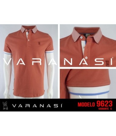 PLAYERA TIPO POLO CABALLERO VARANASI