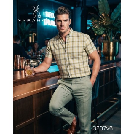 CAMISA CABALLERO MANGA CORTA VARANASI