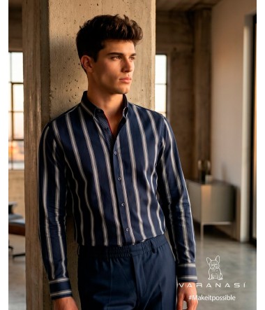 CAMISA CABALLERO MANGA LARGA VARANASI