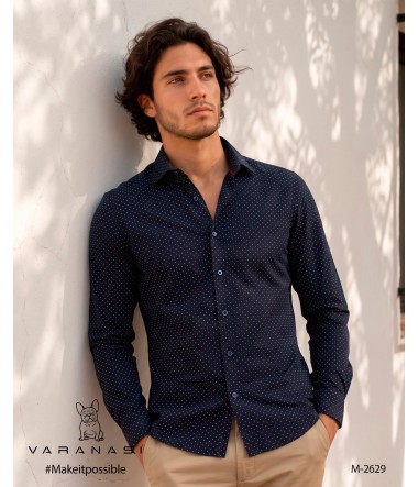 CAMISA CABALLERO MANGA LARGA VARANASI