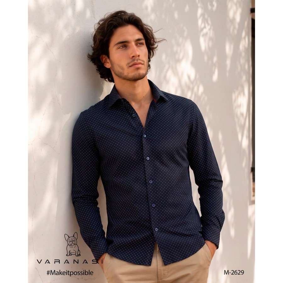 CAMISA CABALLERO MANGA LARGA VARANASI