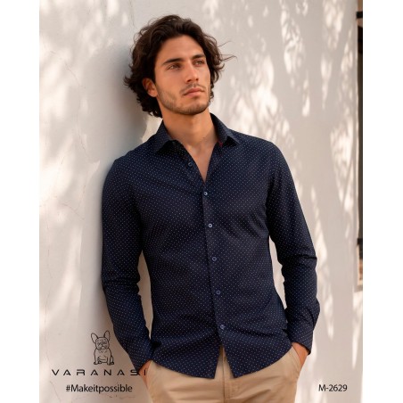 CAMISA CABALLERO MANGA LARGA VARANASI