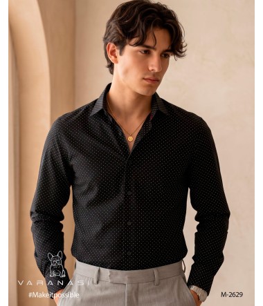 CAMISA CABALLERO MANGA LARGA VARANASI