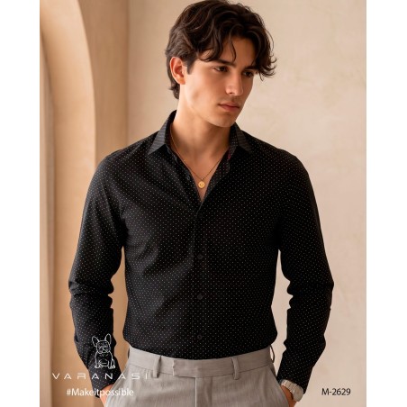 CAMISA CABALLERO MANGA LARGA VARANASI