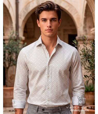 CAMISA CABALLERO MANGA LARGA VARANASI