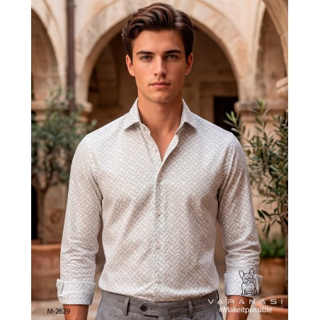 CAMISA CABALLERO MANGA LARGA VARANASI