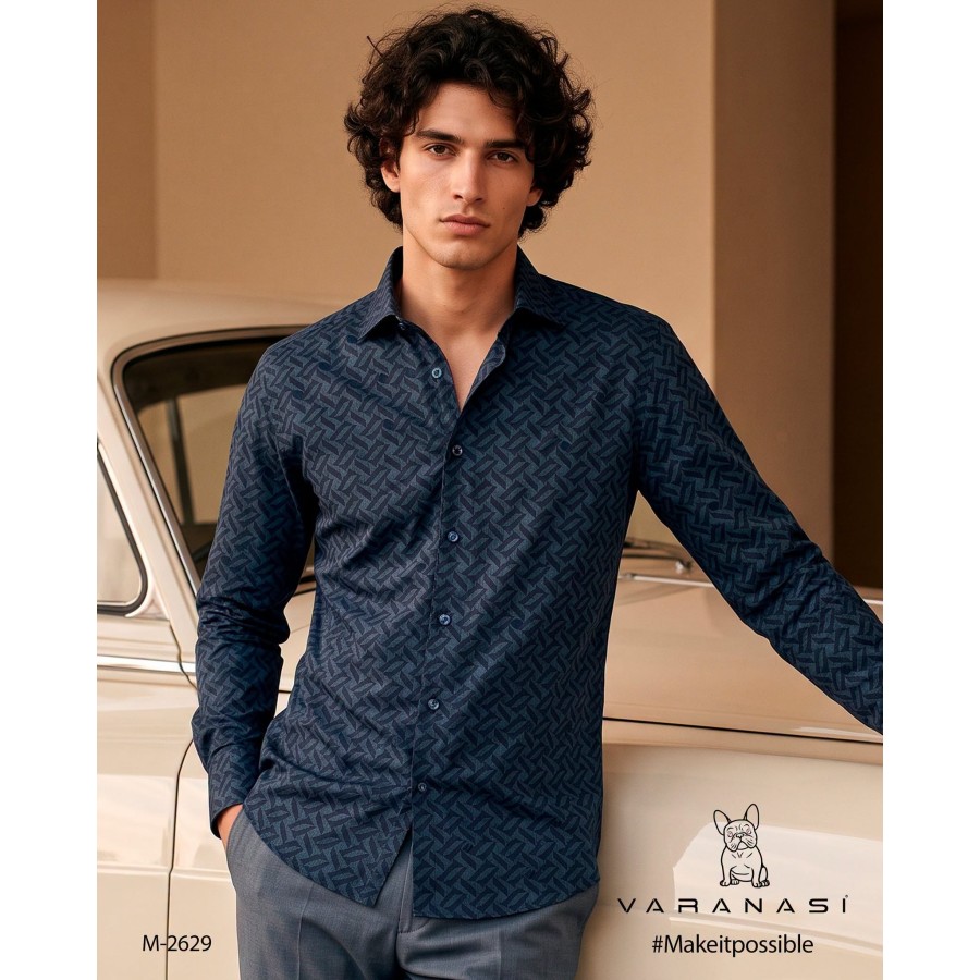 CAMISA CABALLERO MANGA LARGA VARANASI