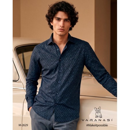 CAMISA CABALLERO MANGA LARGA VARANASI