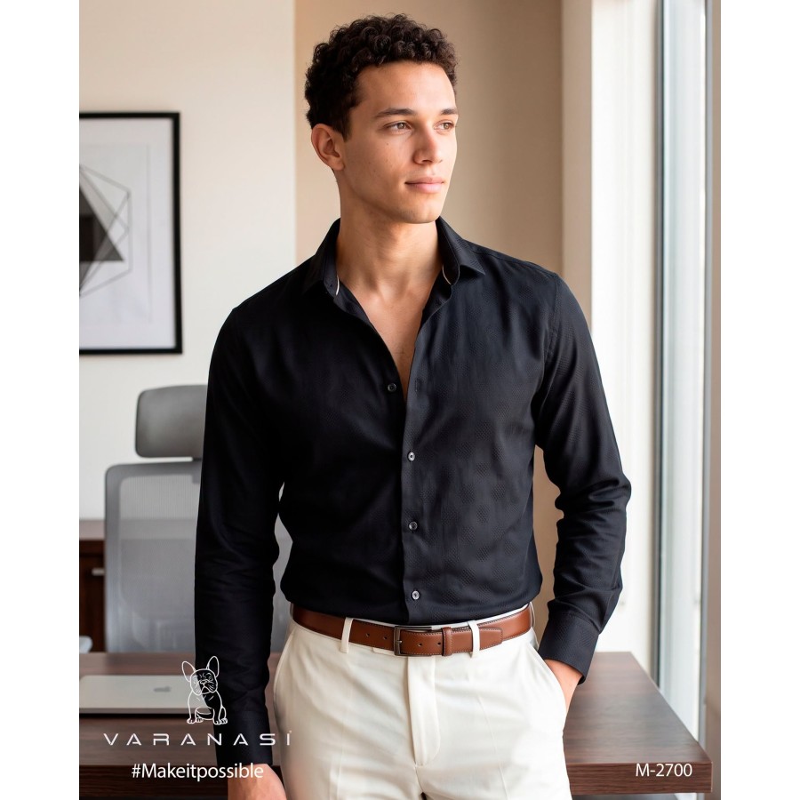 CAMISA CABALLERO MANGA LARGA VARANASI