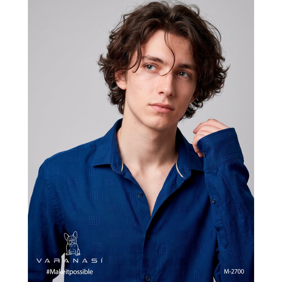CAMISA CABALLERO MANGA LARGA VARANASI