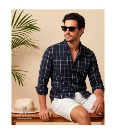 CAMISA CABALLERO MANGA LARGA VARANASI