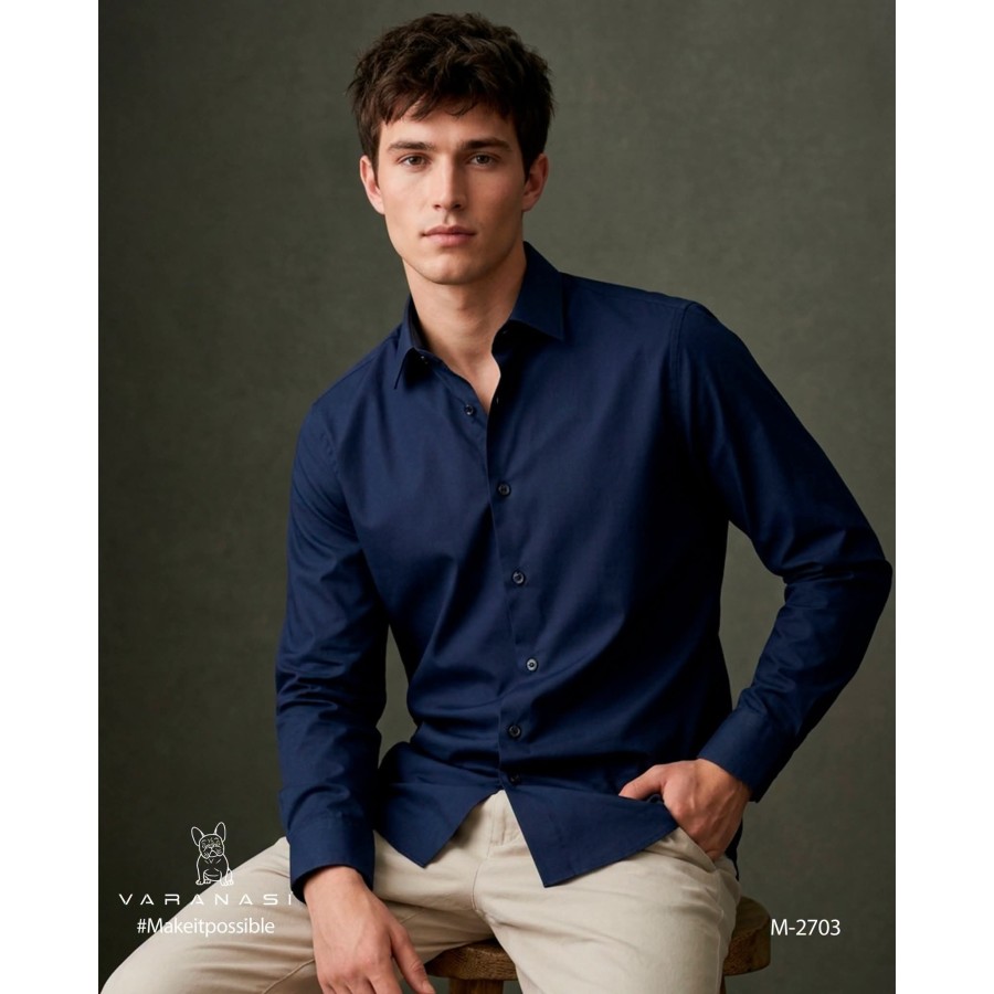 CAMISA CABALLERO MANGA LARGA VARANASI