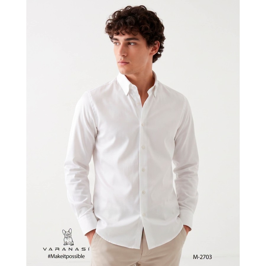 CAMISA CABALLERO MANGA LARGA VARANASI