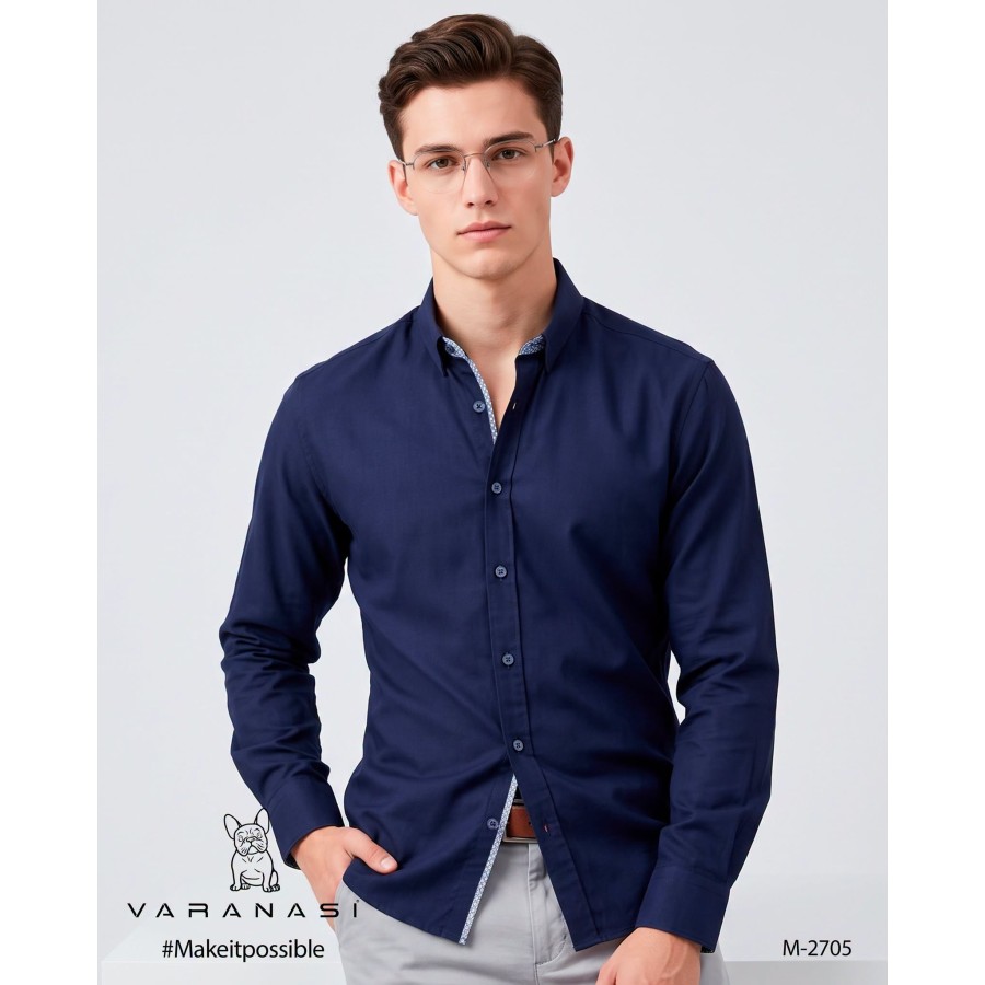 CAMISA CABALLERO MANGA LARGA VARANASI
