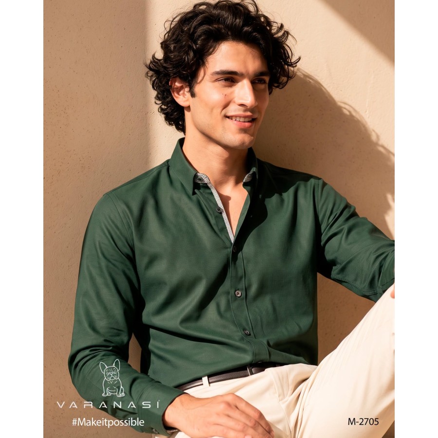 CAMISA CABALLERO MANGA LARGA VARANASI
