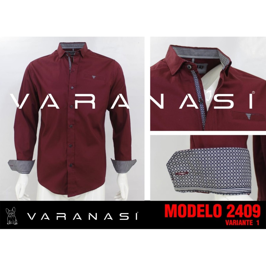 CAMISA CABALLERO MANGA LARGA VARANASI