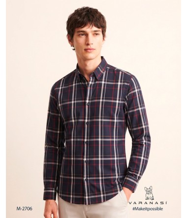 CAMISA CABALLERO MANGA LARGA VARANASI