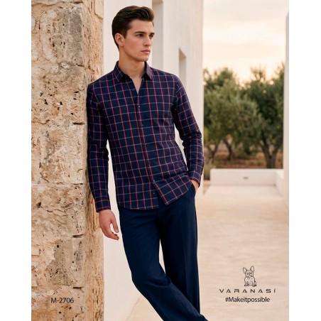 CAMISA CABALLERO MANGA LARGA VARANASI