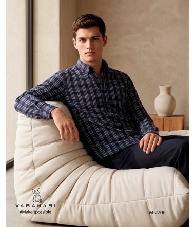CAMISA CABALLERO MANGA LARGA VARANASI