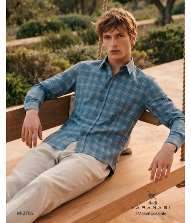 CAMISA CABALLERO MANGA LARGA VARANASI