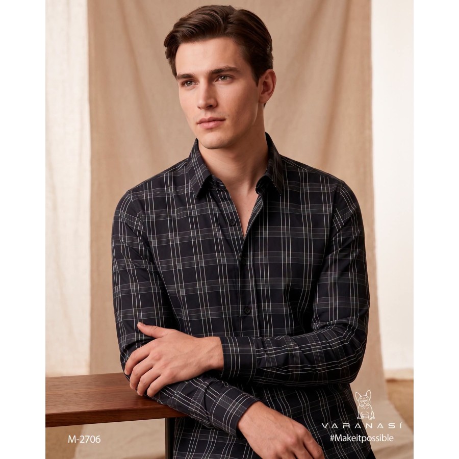 CAMISA CABALLERO MANGA LARGA VARANASI