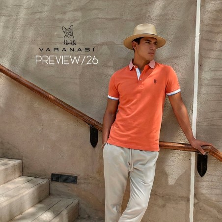 PLAYERA TIPO POLO CABALLERO VARANASI