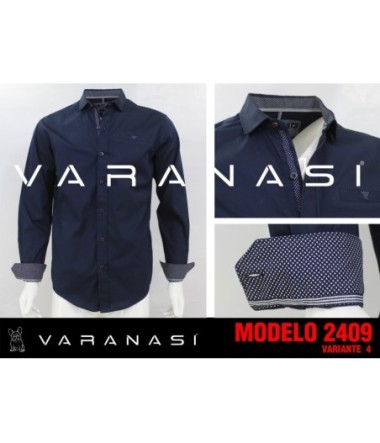 CAMISA CABALLERO MANGA LARGA VARANASI