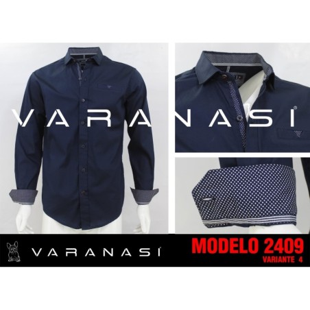 CAMISA CABALLERO MANGA LARGA VARANASI