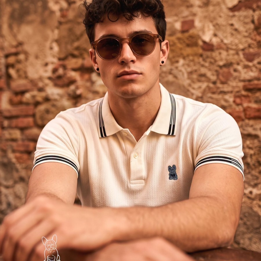 PLAYERA TIPO POLO CABALLERO VARANASI
