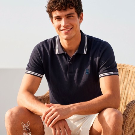 PLAYERA TIPO POLO CABALLERO VARANASI