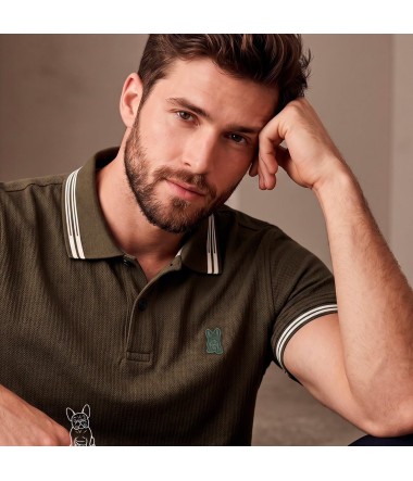 PLAYERA TIPO POLO CABALLERO VARANASI