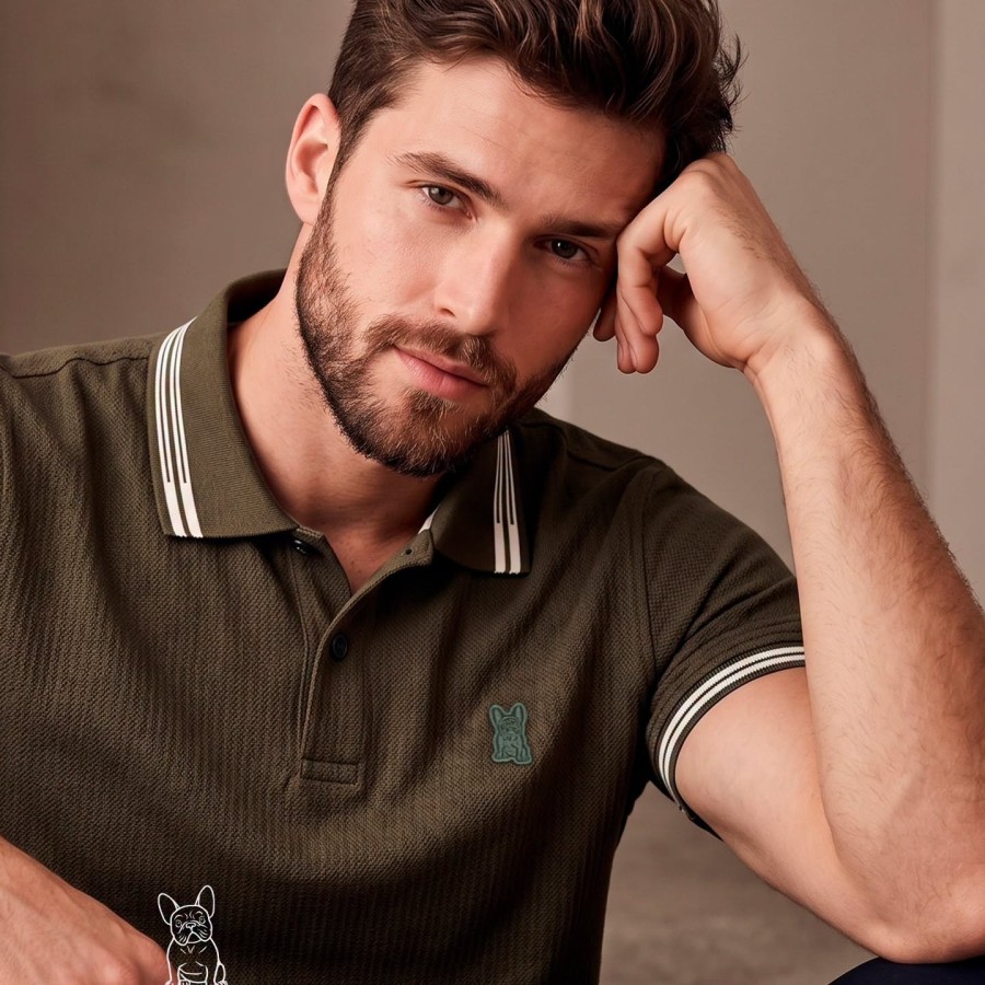 PLAYERA TIPO POLO CABALLERO VARANASI
