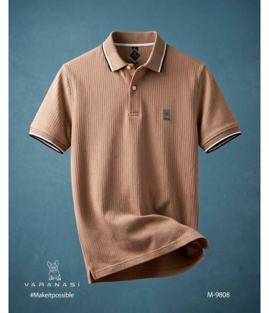 PLAYERA TIPO POLO CABALLERO VARANASI