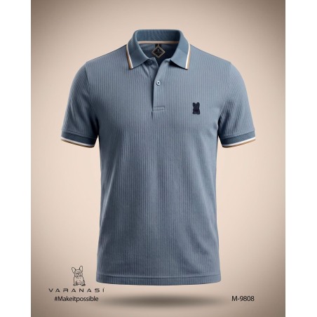 PLAYERA TIPO POLO CABALLERO VARANASI