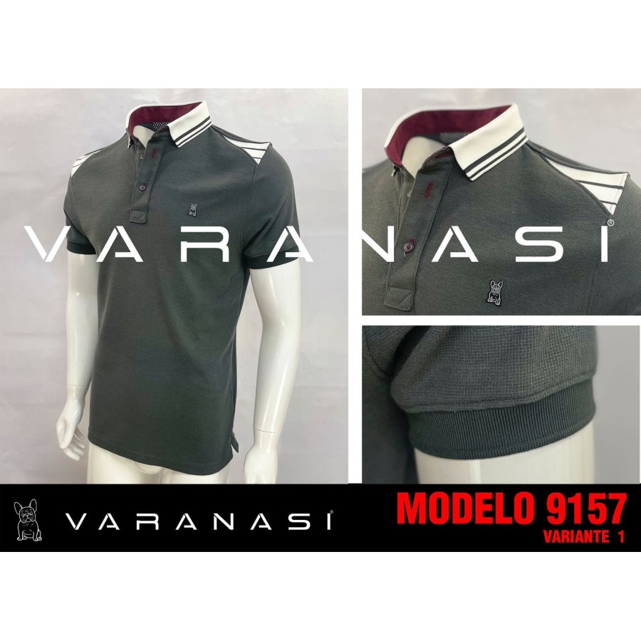PLAYERA TIPO POLO CABALLERO VARANASI PLAYERA TIPO POLO CABALLERO VARANASI