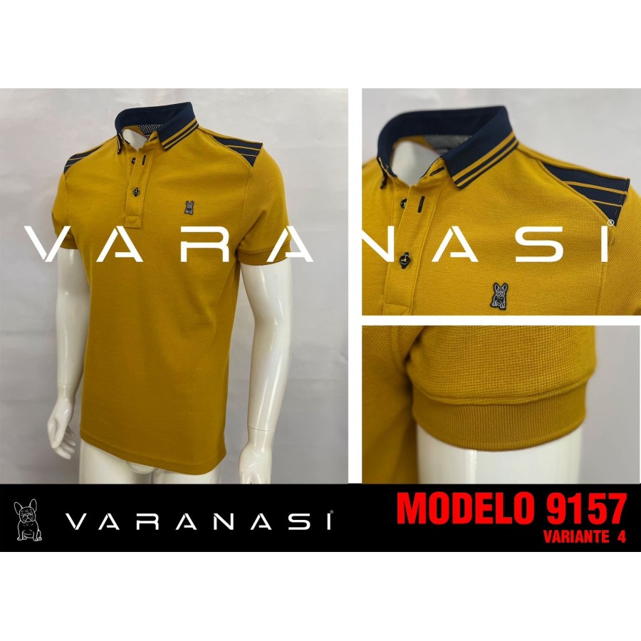 PLAYERA TIPO POLO CABALLERO VARANASI PLAYERA TIPO POLO CABALLERO VARANASI