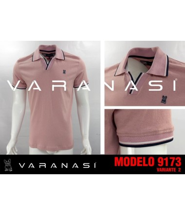 PLAYERA TIPO POLO CABALLERO VARANASI