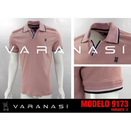 PLAYERA TIPO POLO CABALLERO VARANASI