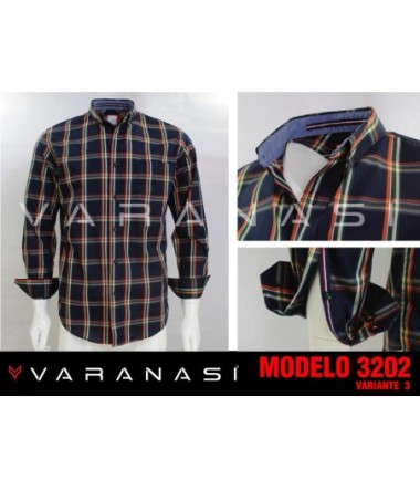 CAMISA CABALLERO MANGA LARGA VARANASI