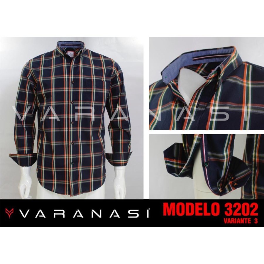 CAMISA CABALLERO MANGA LARGA VARANASI