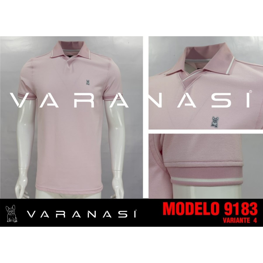 PLAYERA TIPO POLO CABALLERO VARANASI PLAYERA TIPO POLO CABALLERO VARANASI