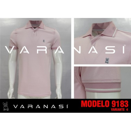 PLAYERA TIPO POLO CABALLERO VARANASI