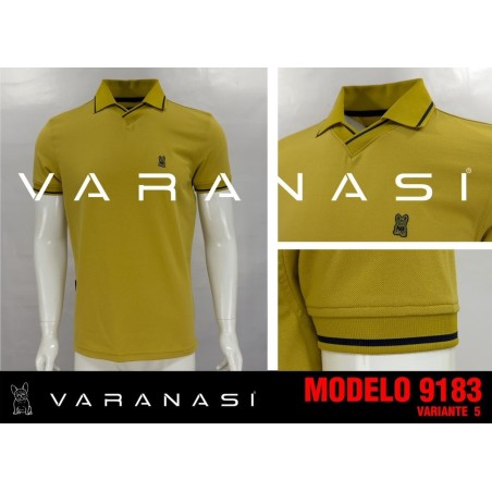 PLAYERA TIPO POLO CABALLERO VARANASI