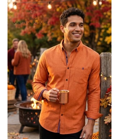 CAMISA CABALLERO MANGA LARGA VARANASI