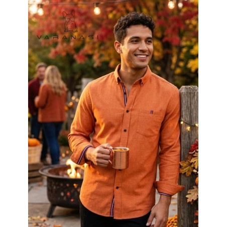 CAMISA CABALLERO MANGA LARGA VARANASI