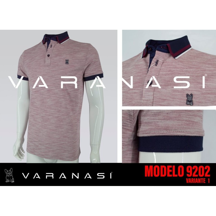 PLAYERA TIPO POLO CABALLERO VARANASI PLAYERA TIPO POLO CABALLERO VARANASI