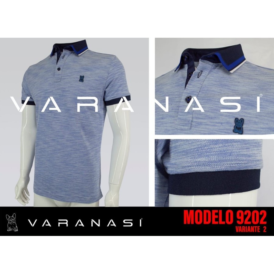 PLAYERA TIPO POLO CABALLERO VARANASI PLAYERA TIPO POLO CABALLERO VARANASI