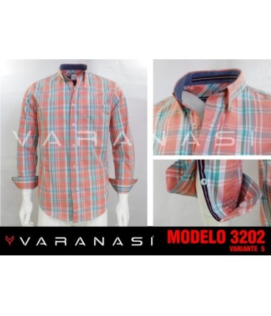 CAMISA CABALLERO MANGA LARGA VARANASI