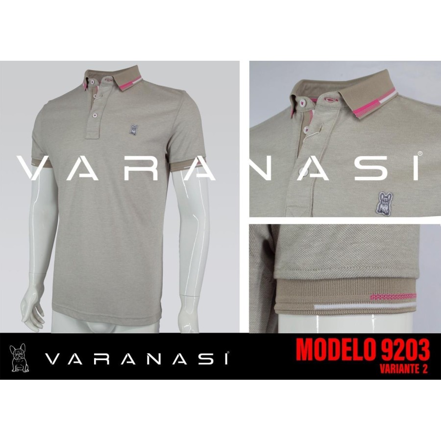 PLAYERA TIPO POLO CABALLERO VARANASI PLAYERA TIPO POLO CABALLERO VARANASI