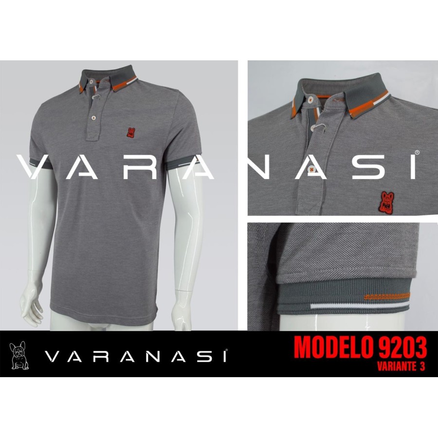 PLAYERA TIPO POLO CABALLERO VARANASI PLAYERA TIPO POLO CABALLERO VARANASI
